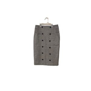 Ben Sherman Black and White Houndstooth Pencil Skirt - Women’s Size Small